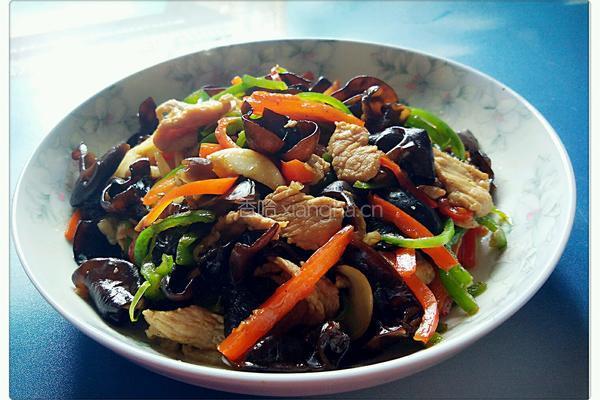 木耳炒肉片的做法图解9