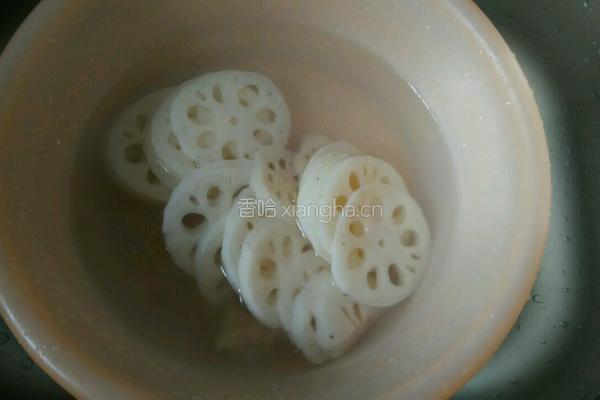 素炒藕片的做法图解2