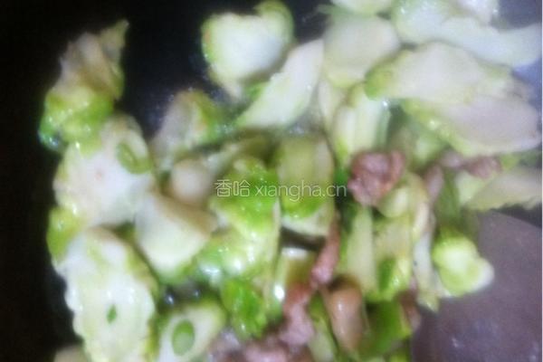 肉片儿菜的做法图解5