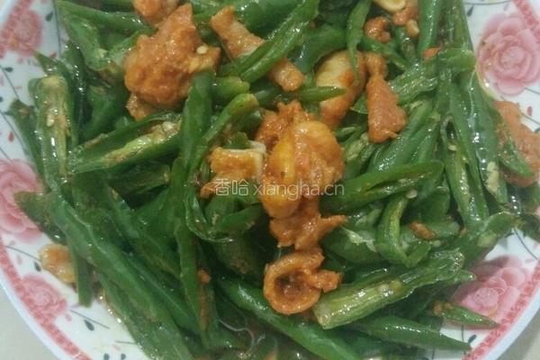 青椒炒骨肉相连