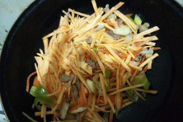 爆炒地瓜丝的做法图解5