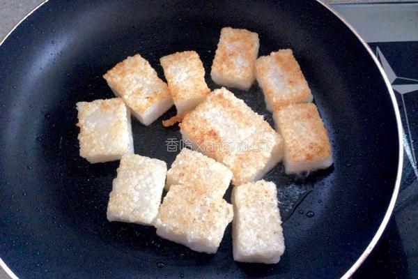 豆面红糖裹糍粑的做法图解2