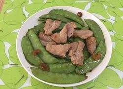 荷兰豆炒肉片