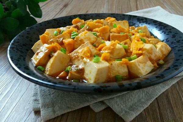 咸蛋黄烧豆腐的做法图解16