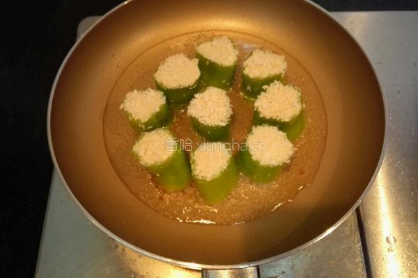 尖椒酿豆腐的做法图解4