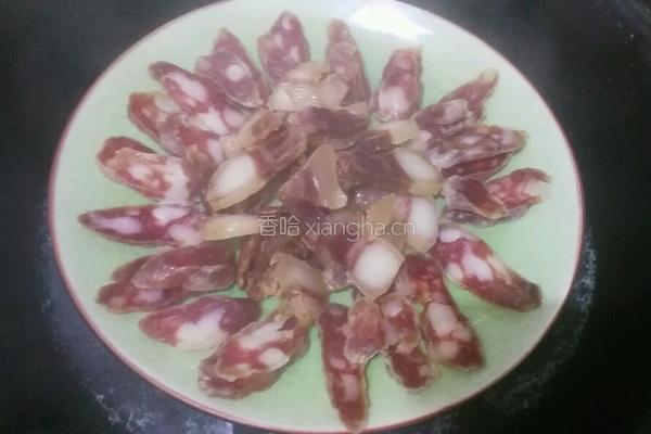 清蒸腊味的做法图解4