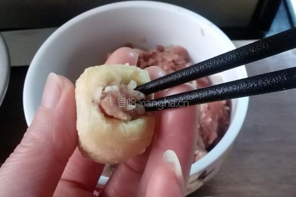 羊肉酿豆腐的做法图解5