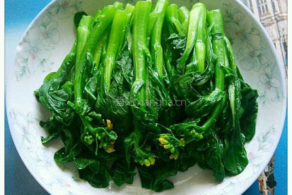 油淋菜心的做法图解6