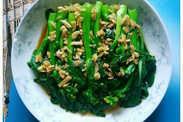 油淋菜心的做法图解10