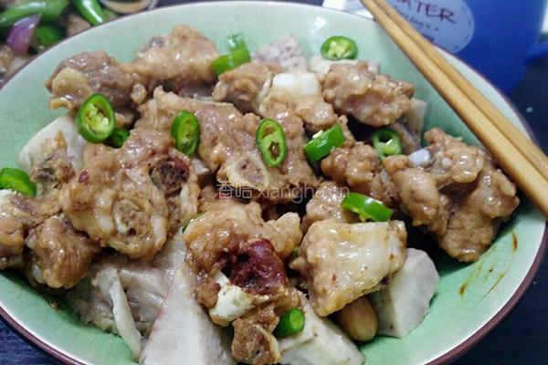 香芋蒸排骨的做法图解16