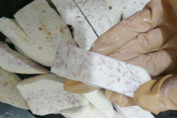 香芋蒸排骨的做法图解4