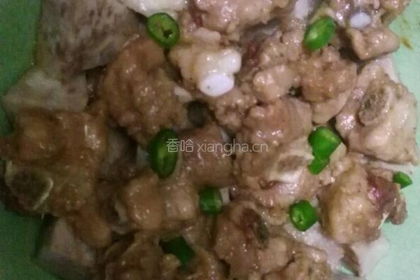 香芋蒸排骨的做法图解15