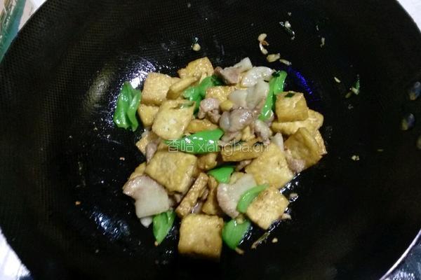 小炒煎豆腐的做法图解10