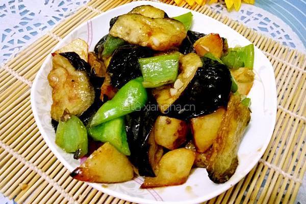 素炒地三鲜的做法图解12