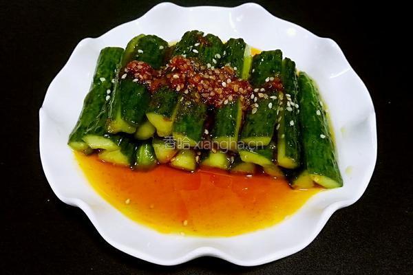 爽脆小黄瓜的做法图解4