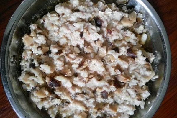 马蹄香菇蒸肉饼的做法图解5