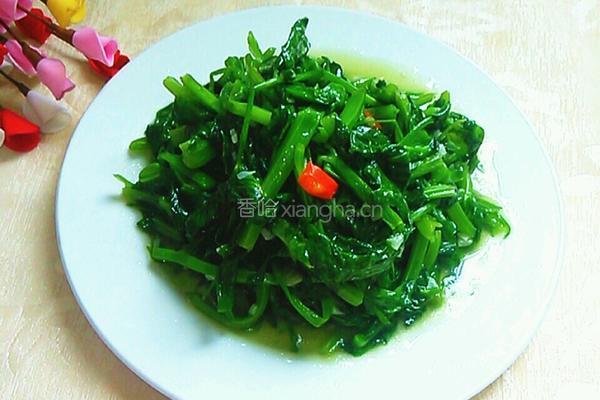清炒豌豆苗的做法图解6