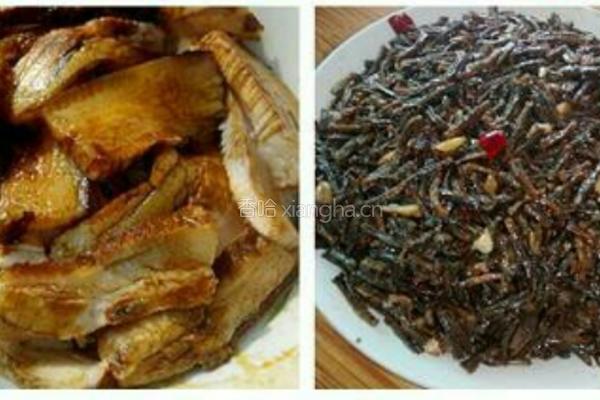 干豆角蒸扣肉的做法图解5