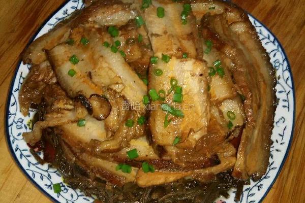 干豆角蒸扣肉的做法图解6