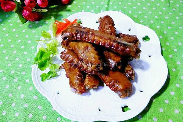 蒜香烤鸭翅的做法图解18