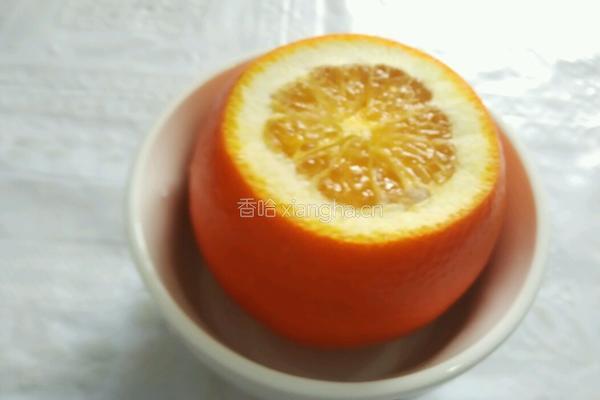 治咳小妙方，蜂蜜蒸香橙的做法图解2