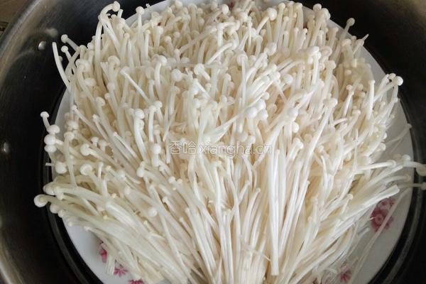 蒜蓉肉末金针菇的做法图解7