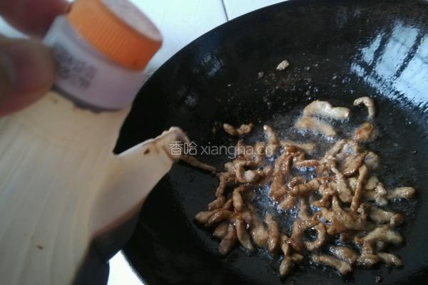 芸豆角炒肉丝的做法图解6