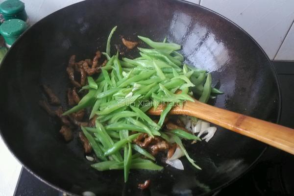 芸豆角炒肉丝的做法图解9