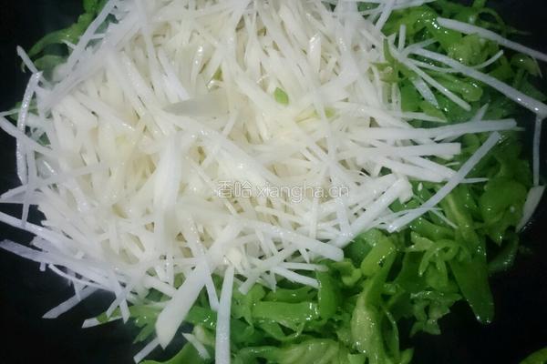 青椒土豆丝的做法图解4