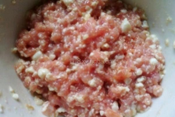促进生长发育_香菇肉末盏的做法图解4