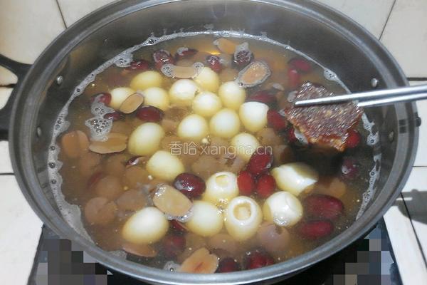 红枣桂圆鹌鹑蛋糖水的做法图解8