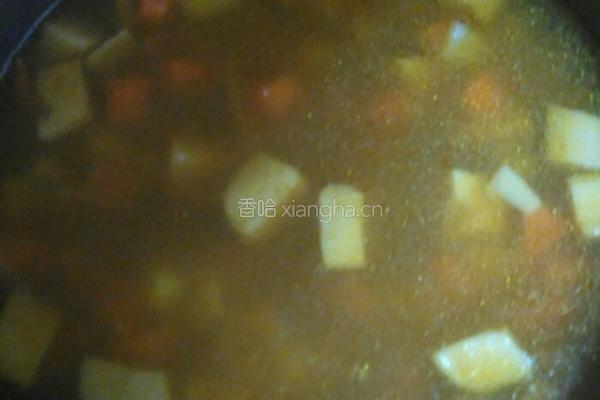 电饭煲咖喱饭的做法图解4