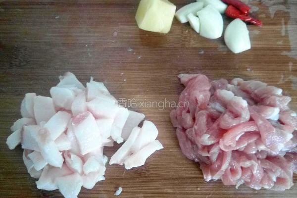 缸豆烧肉的做法图解3