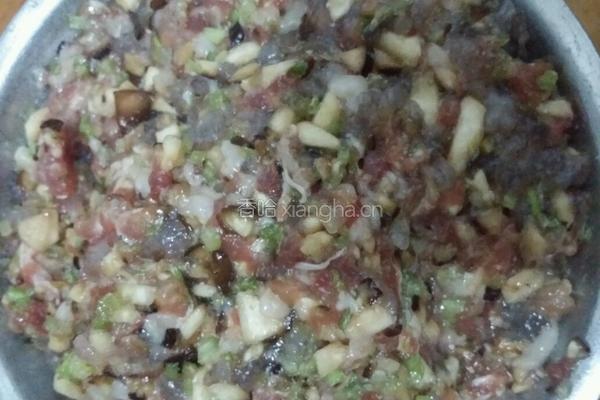 虾仁饺子的做法图解3
