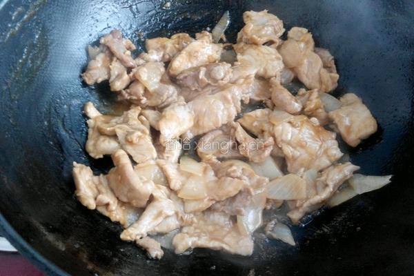 蒜爆肉片的做法图解7