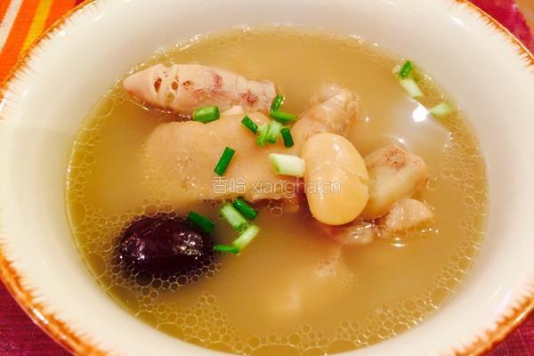 雪豆鱿鱼猪蹄汤的做法图解8