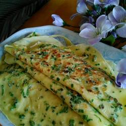 蒜苗鸡蛋饼的做法[图]