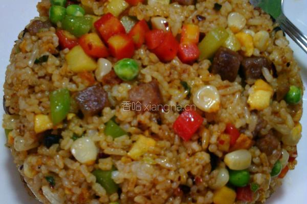 老干妈什锦蛋炒饭