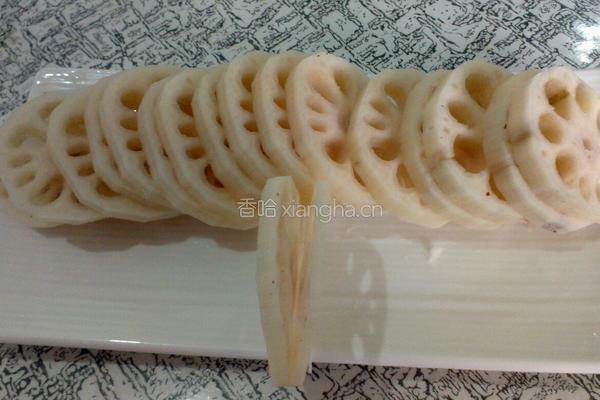 炸藕盒的做法图解2