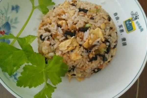 罗卜干蛋炒饭的做法图解7