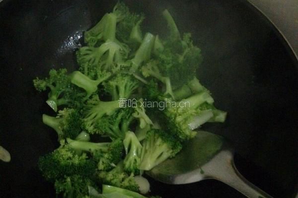 清炒西兰花的做法图解5