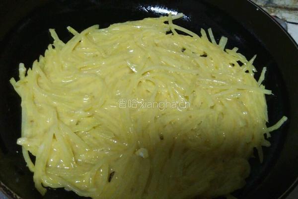 土豆丝饼的做法图解9