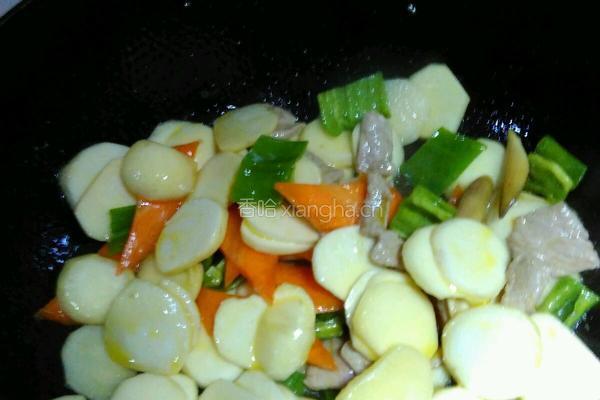 慈菇炒肉片的做法图解5