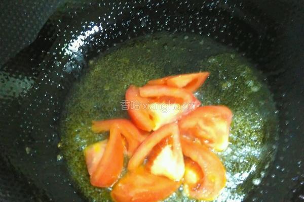 番茄金针菇蛋花汤的做法图解3