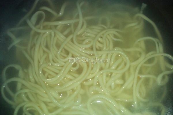 青菜牛肚面的做法图解3