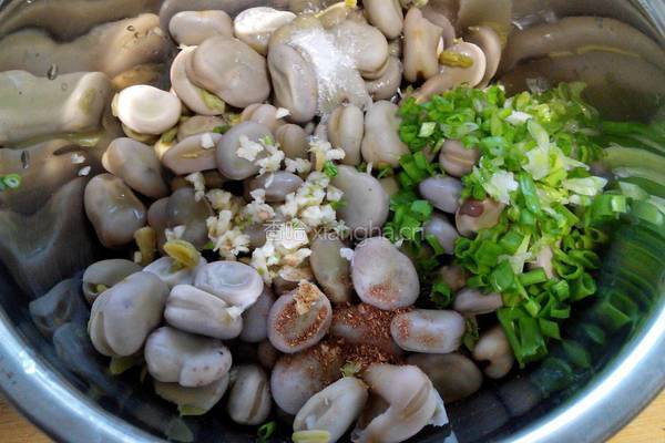 芥末蚕豆的做法图解4