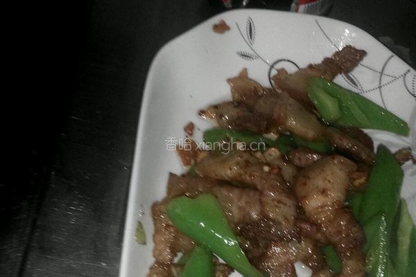 五花肉炒豆角的做法图解5