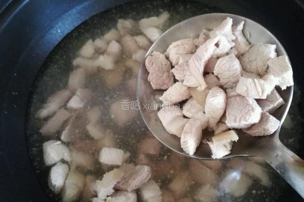 豆角炖肉的做法图解4