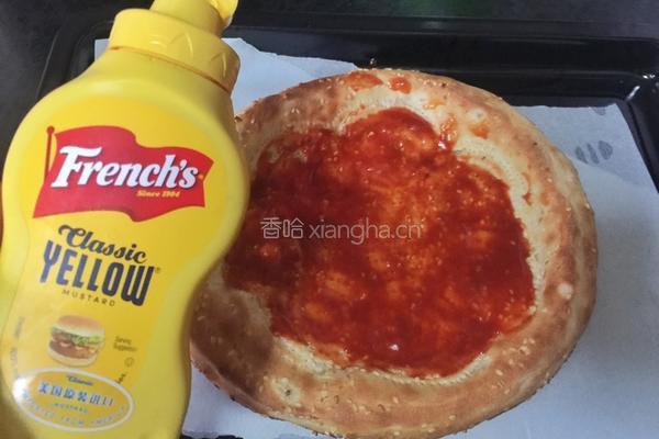 快手懒人原汁牛肉美式披萨的做法图解1