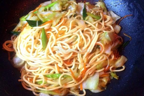 杂菜炒面的做法图解10